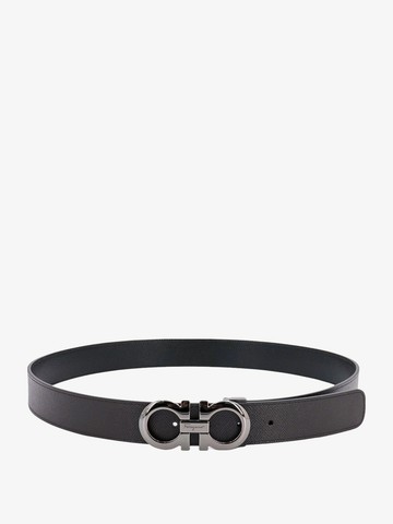 Leather belt with Gancini buckle - FERRAGAMO - gender_Man