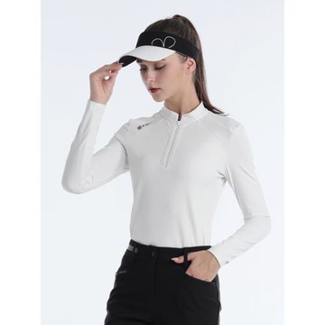 美PGA高爾夫女裝高端新款女士高爾夫服裝秋款長袖T恤舒適運動上衣