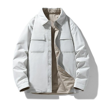 現貨+預購 真羽絨90%鴨絨羽絨外套羽絨衣夾克-保暖兩面穿時尚百搭男外套3色74it67【獨家進口】【米蘭精品】