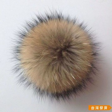 【台灣發貨】【迴頭客607人】直徑12cm仿真大貉子毛球帽子鞋子配件DIY手工材質狐狸毛球 G1PH