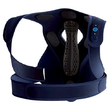 PHILIPS 飛利浦 3D智能按摩熱敷防駝提醒背帶/背部按摩器 PPM4561  星空藍