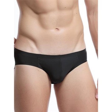 男士內褲男生冰絲夏季薄款透氣涼感男款彈力無痕低腰性感小三角褲