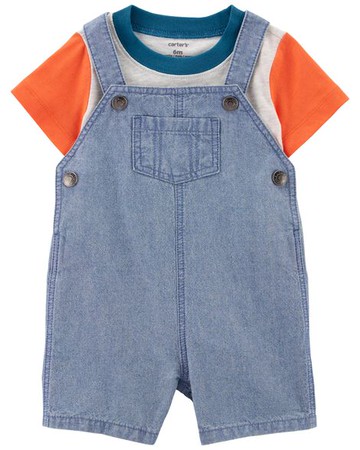 Baby 2-Piece Tee & Shortall Set