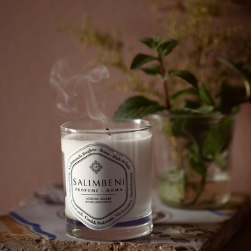 salimbeni 經典系列-香氛蠟燭190g(木質香調/小蒼蘭/香根草) - 海神許願池 羊絨木海風