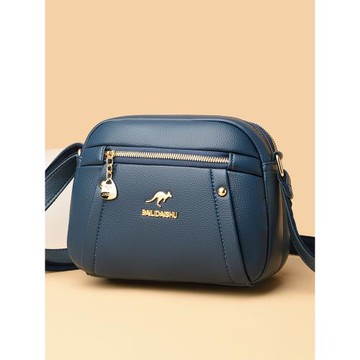 真皮女士手機包斜挎中年媽媽包2024年新款大容量時尚單肩包小圓包