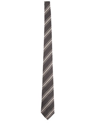 saint laurent wide striped tie