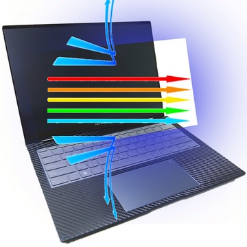 【Ezstick】ASUS ZenBook 14 UP3404 UP3404VA 防藍光螢幕貼｜鏡面/霧面可選｜