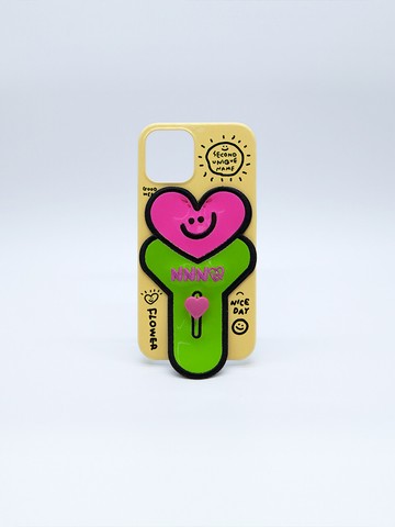 [Yellow Cream] Flower Iphone Case