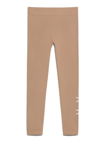 Leggings tecnici basilea con logo-L