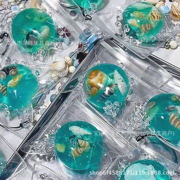 小紅書衕款海洋手作球diy解壓奶油感6cm可塑解壓玩具球