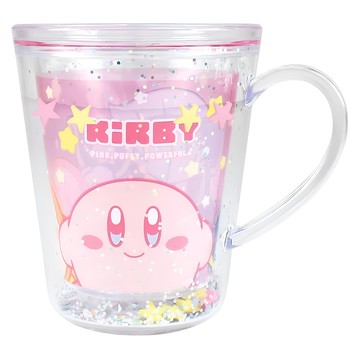 T'S FACTORY 星之卡比漱口杯 約250mL PS耐熱至70℃  透明色 + 粉色  1個