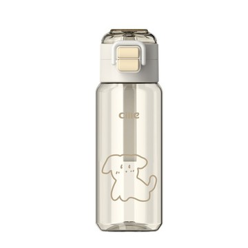 隨行杯 新品Cille希樂輕氧雙飲杯 PPSU奶瓶材質兒童水壺 650ml學生運動杯 便攜簡約隨手杯 矽膠吸嘴吸管杯安全鎖