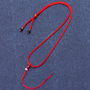 買二送一翡翠掛繩玉墜玉佩手工項鏈掛件繩子簡約瑪瑙上下調節男女