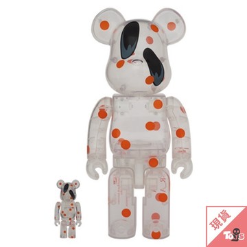 （現貨）BE@RBRICK 庫柏力克熊 bearbrick SR_A 100％ & 400％ 設計師玩具 限量 玩具有毒