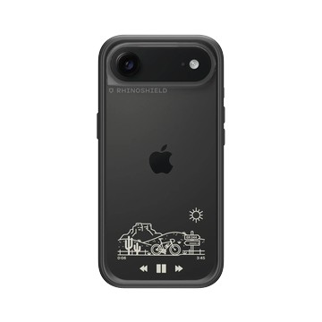 iPhone Air Mod NX -邊框背蓋組合 (相機按鈕) 黑 - Nature Explorers 自然探索指南 - 單車獨旅