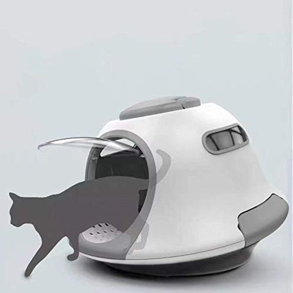 猫トイレ 本体 ドーム 大型 スコップ付き 猫のトイレ 臭いと砂飛び散りから解放 54 8x52x49 25cm Mdm Dermaviridis Net