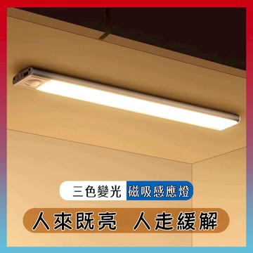 好物嚴選💥磁吸人體感應燈 磁吸感應燈 人體感應燈 LED感應燈 USB充電 感應燈管 櫥櫃燈 樓梯燈 露營燈 燈條