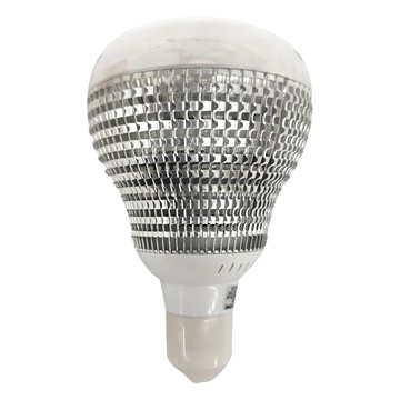 JIUNPEY 君沛光電 15W LED植物燈泡 鋁合金+PC罩 E27 110V-220V  加強型 + 紫外線光譜 白色 + 銀色  1個