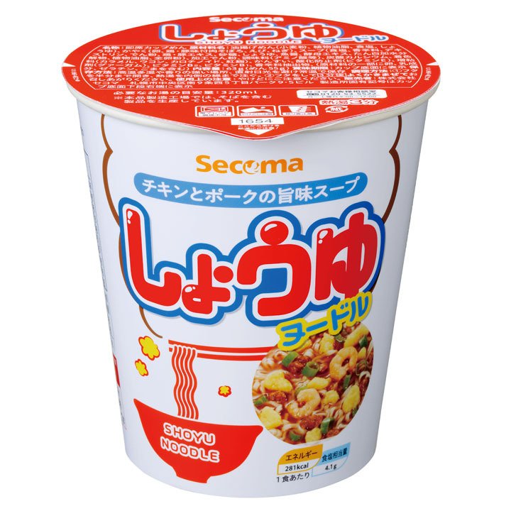 　セイコーマート　Secoma　しょうゆヌードル　セコマ　カップラーメン　カップ麺　箱買い　1ケース　醤油　ラーメン　拉麺