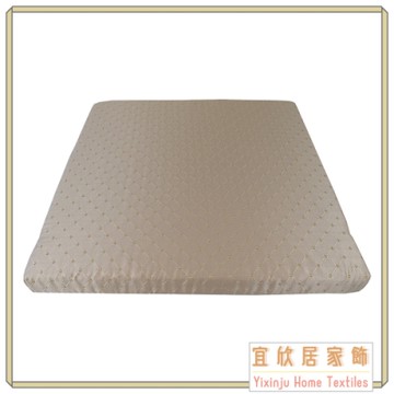 【宜欣居傢飾】雅典米-精緻緹花實木椅座墊5入(米) 55*55*5cm 台灣製