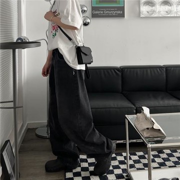 高級感暗黑小方包ins潮流二合一組合包男皮質信封盒子包小斜挎包