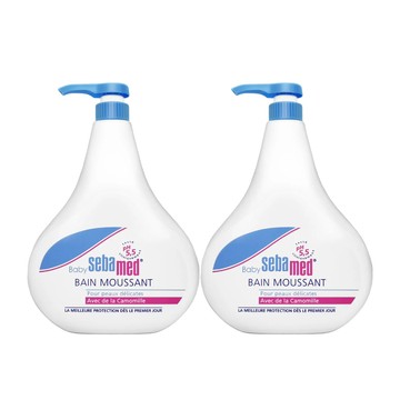 【SEBAMED】嬰兒泡泡浴露 1000mlx2入 國際航空版(有盒/無盒隨機出貨)