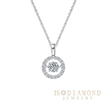 IS DIAMOND IGI 50分 培育鑽石項鍊 最白Dcolor VS高規格淨度(培育鑽石)-靈動圓滿