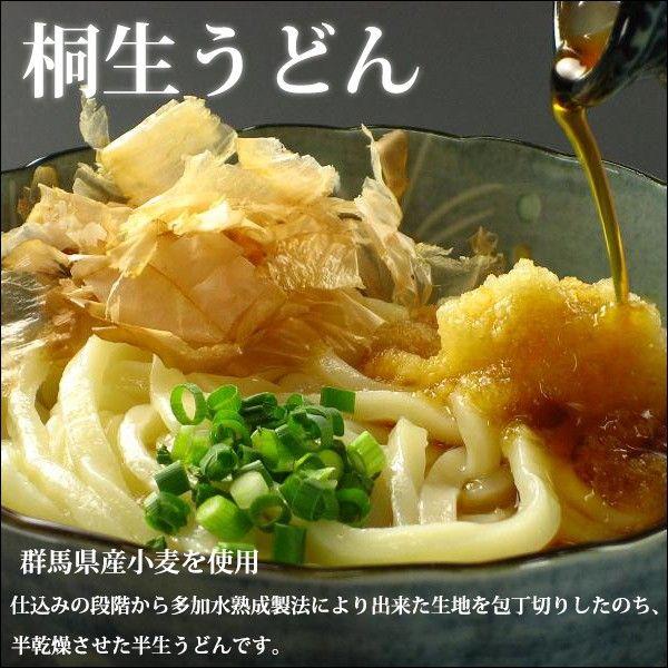 桐生うどん2袋＋幅広ひもかわうどん「帯麺」2袋 桐生名物詰合せ 濃縮めんつゆ4袋付 中里商店