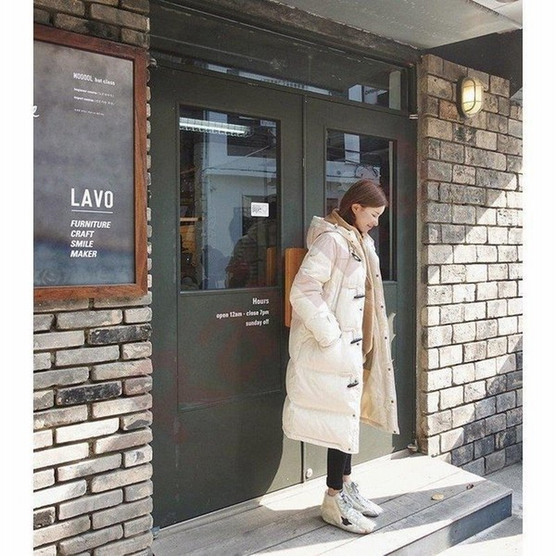 ダッフルコート ダウンジャケット レディース 秋冬 40代 無地 ロングセクション フード付き 暖かい 中綿コート 通勤 大人 インスー オシャレ 通販 Lineポイント最大0 5 Get Lineショッピング