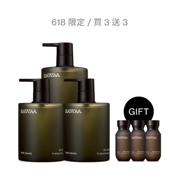 靜海｜賦活胜肽洗髮露 500ML 3入組