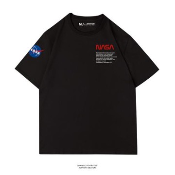 nasa聯名純棉寬松宇航員潮短袖