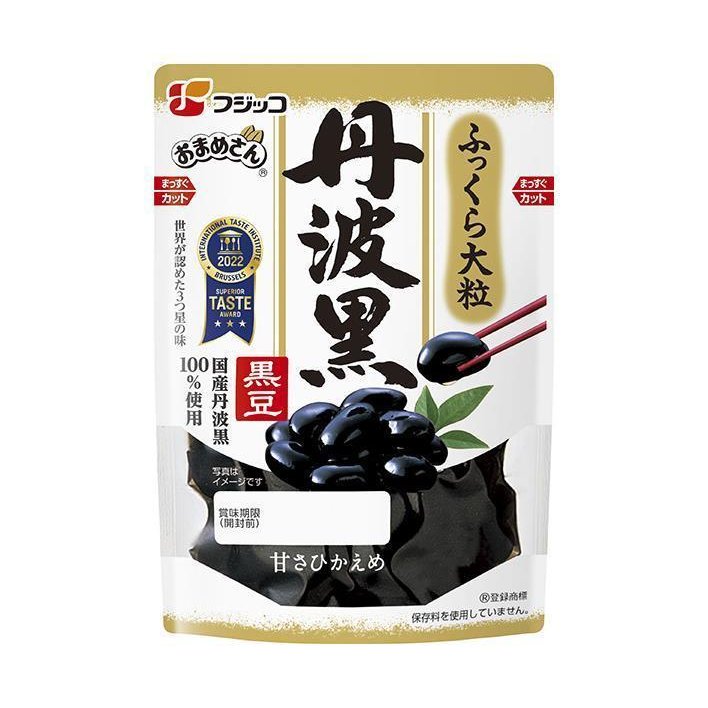 フジッコ おまめさん 丹波黒黒豆 135g×10袋入｜ 送料無料