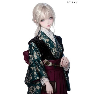 【9 月新品】07-141-0007 人物貼紙 幻想復古浪漫喫茶