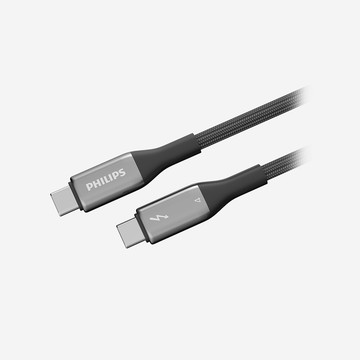 免運 飛利浦 240w pd影音傳輸快充線100cm dlc4587c
