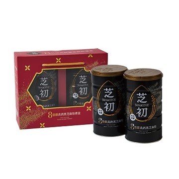 【芝初】8倍細高鈣芝麻粉禮盒2入(加贈芝初2+3芝優蛋白體驗包) (DM商品)