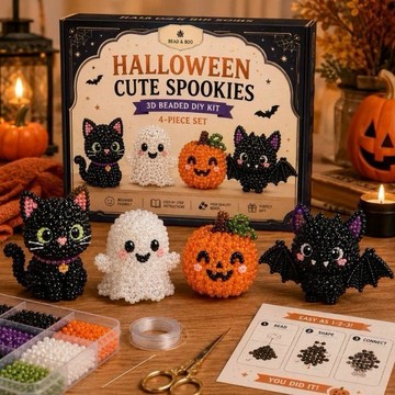 【台灣出貨】2026新品3D Beaded Skeleton DIY Kit 3D串珠河馬老鷹骷髏DIY套裝