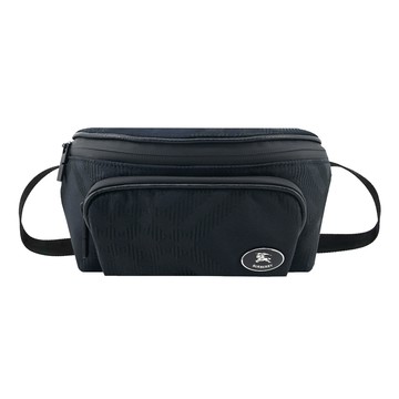 BURBERRY Cason格紋提花腰包(黑色)