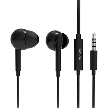 NOKIA 耳道式耳機 有線 黑色 線長125cm 3.5mm接口  E2102A