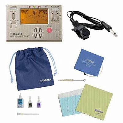 ヤマハ ホルン用お手入れセット TDM-700G チューナーメトロノーム チューナーマイク付き セット