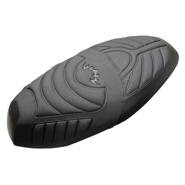 YAMAHA Force155 機車坐墊套 皮革 鯊魚紋座墊皮 止滑防水  黑色  1個  30 x 25 cm