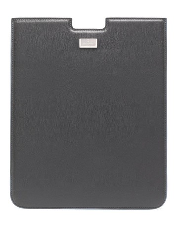 Corneliani - pebbled leather breifcase - men - Calf Leather - One Size - Grey