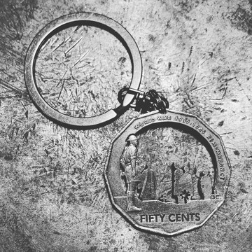 澳洲50分硬幣鎖匙扣(第一次世界大戰)