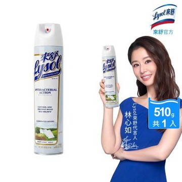 Lysol來舒 噴霧抗菌清潔劑清爽亞麻510g 除臭噴霧/抗菌/除臭劑/鞋櫃除臭/防霉噴霧