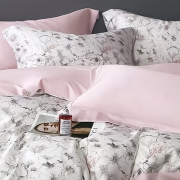 100%天絲 全鋪棉床包兩用被 60支頂級天絲 300織密度  4件組  雙人  清涼爵士