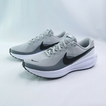 NIKE HJ9198004 男慢跑鞋 Revolution 8 灰/黑白 大尺碼【iSport愛運動】