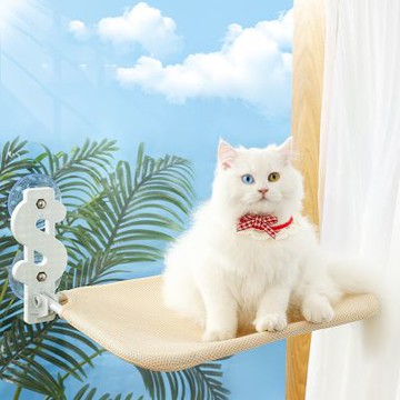 寵愛有家四季寵物窩貓咪吊床窗台玻璃懸吊式床可折疊用品