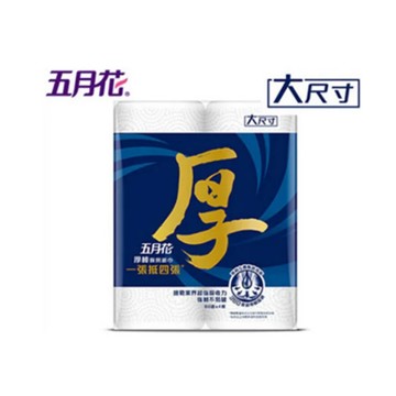 五月花 厚棒廚房紙巾(60組x4捲/串)-美規超大尺寸
