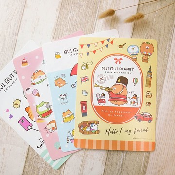 胖胖星球 - 學習墊板(16K小)。JPB-49