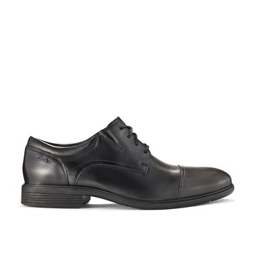 Clarks 優越系列- Steadwell Cap寬楦橫飾紳士鞋 (黑色) CLM84676D-男