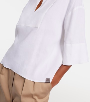 Max Mara Sospiro linen-blend top